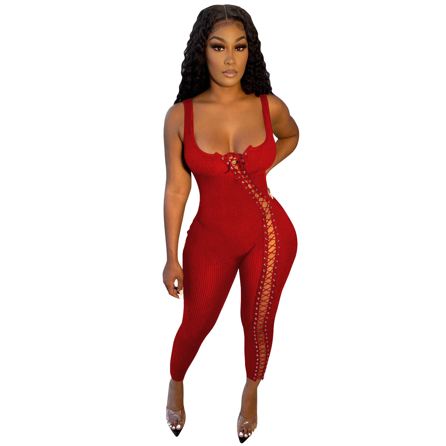 C5245 Amazon AliExpress Ebay Europa y América de moda de mujer verano nuevo sexy correa hueco junk