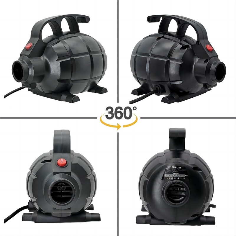 工厂批发交流电动充气泵家用拉丝垫充气泵大功率电动打气筒600W|undefined