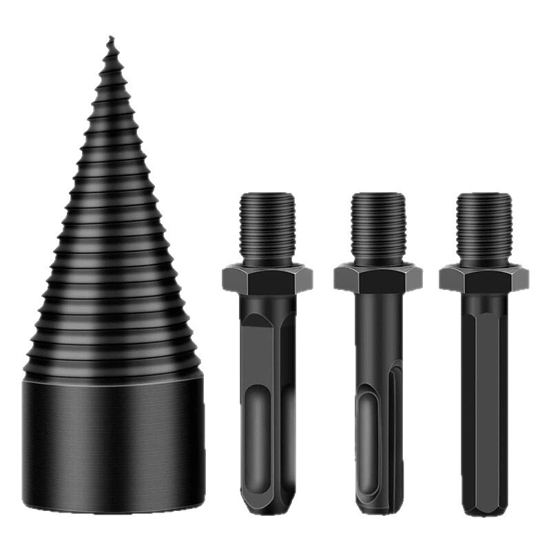 劈柴神器电锤电钻家用劈柴省力破柴工具电动分裂锥劈柴机钻头农村|undefined