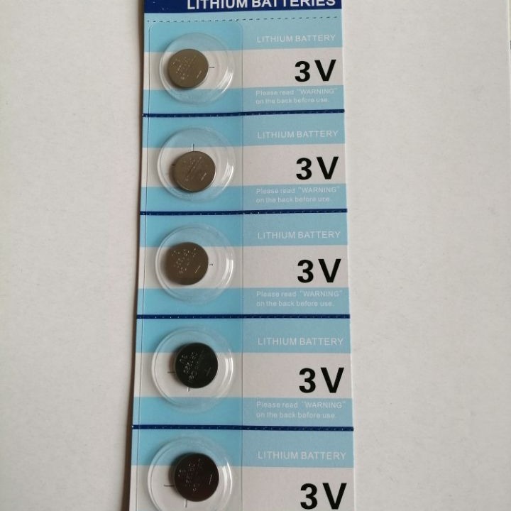 CR1220纽扣电池 卡纸5粒装电子 发光礼品玩具CR1220纽扣电池