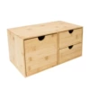 3 draws (1 drawer on the left, 2 drawer on the right, 0