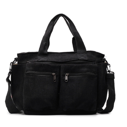 Large-capacity velvet bag 2025 summer new Korean-style literary single-shoulder crossbody bag minimalist style multi-pocket handbag