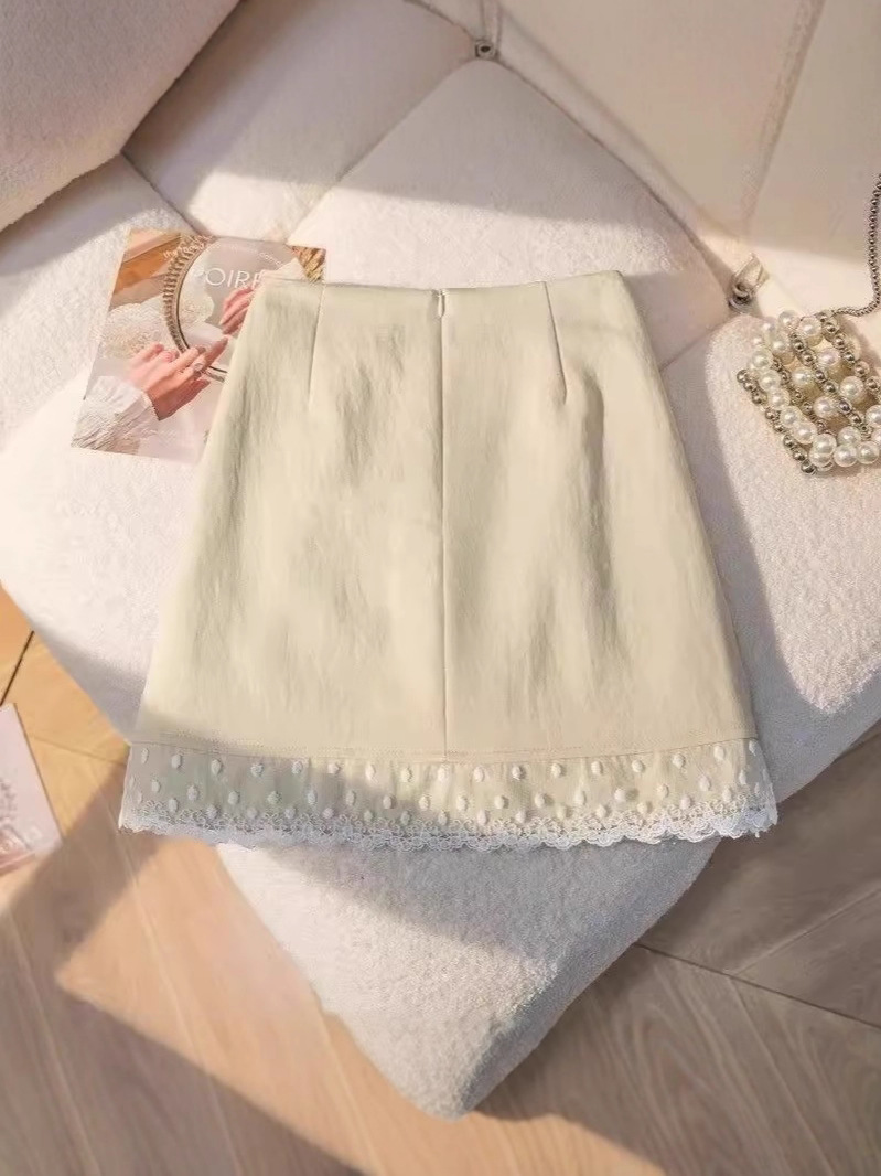 White spring cute skirt