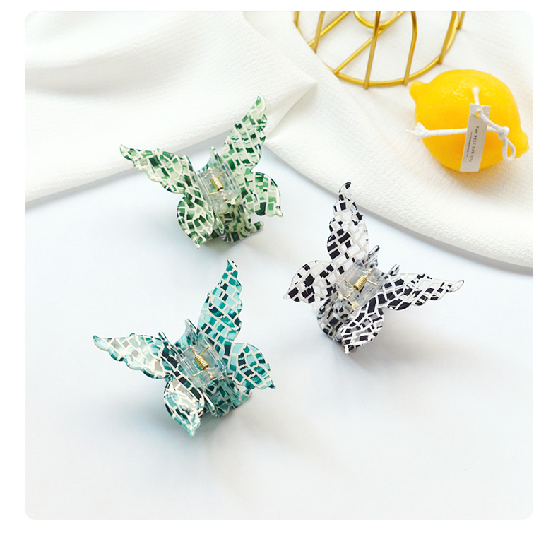 Fashion jewelry imitation acetate retro butterfly catch clip NHJXI648291picture2