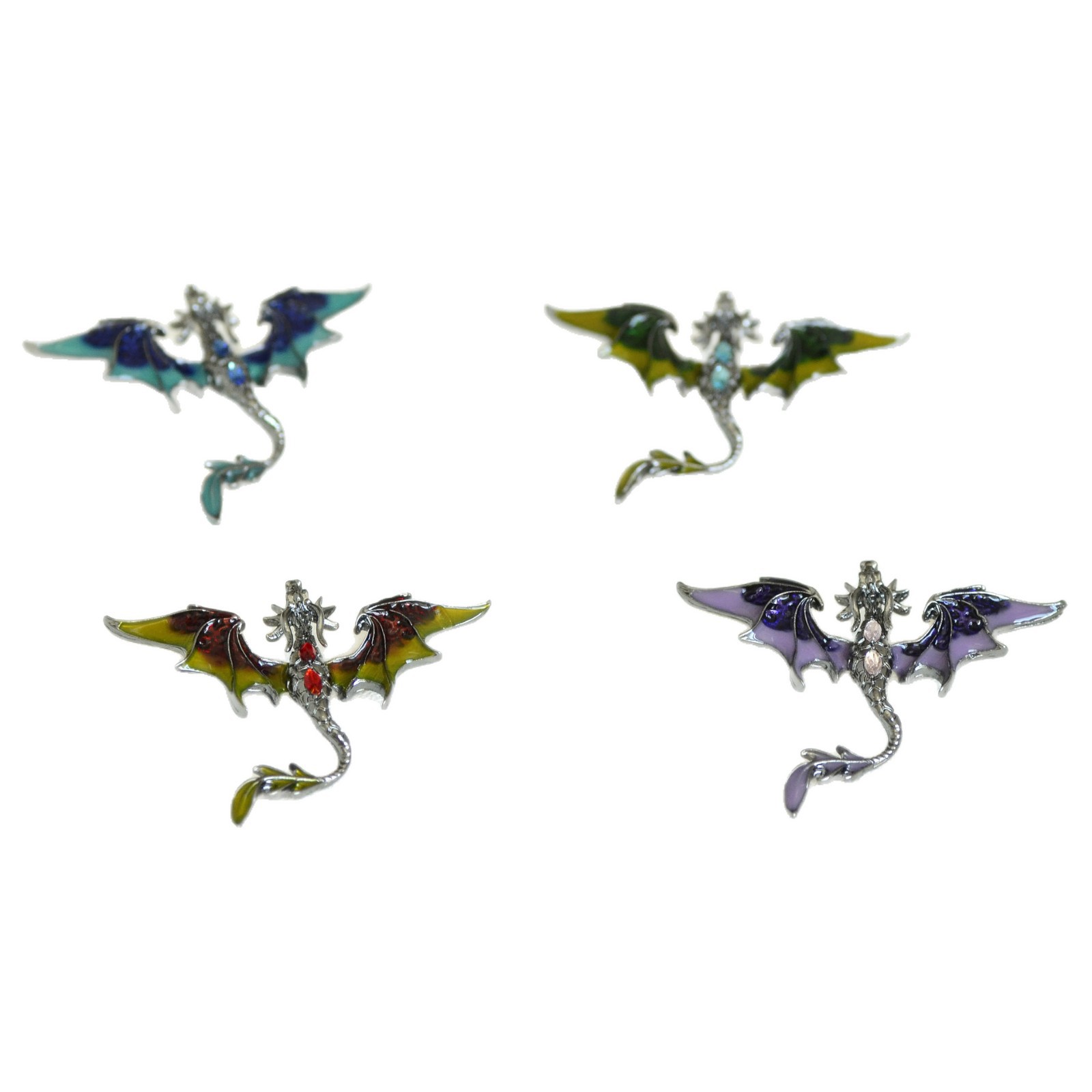 Nuova spilla a forma di drago in smalto, spilla con animali di moda europea e americana, vendita calda transfrontaliera, versatile, intarsiata con diamanti_voghion.com