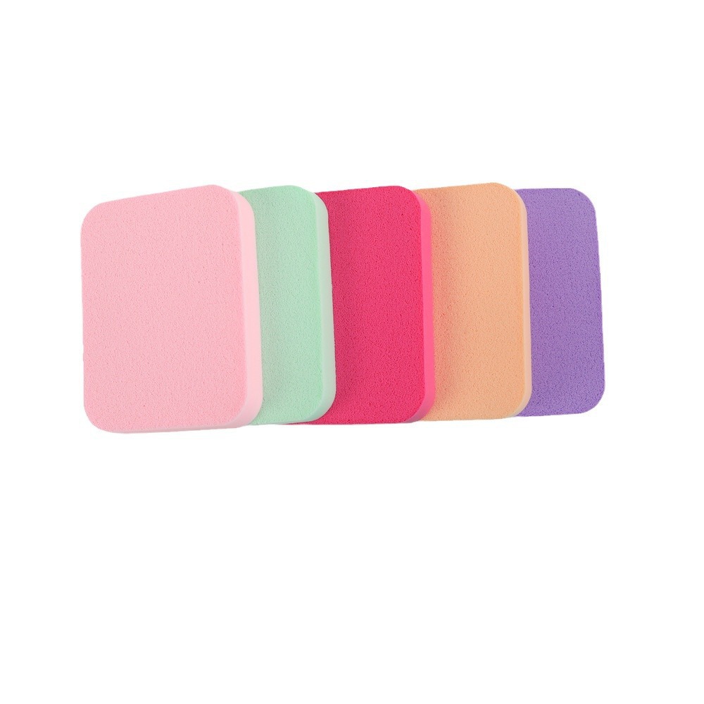 Polvo no comer polvo Q bala almohadilla de aire esponja ultra suave gota de agua huevo de maquillaje oblicuo diferente forma caja líquido de base