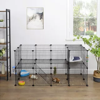 工厂定制宠物围栏家用可拆洗宠物笼子室内狗窝猫窝中小型犬防护栏