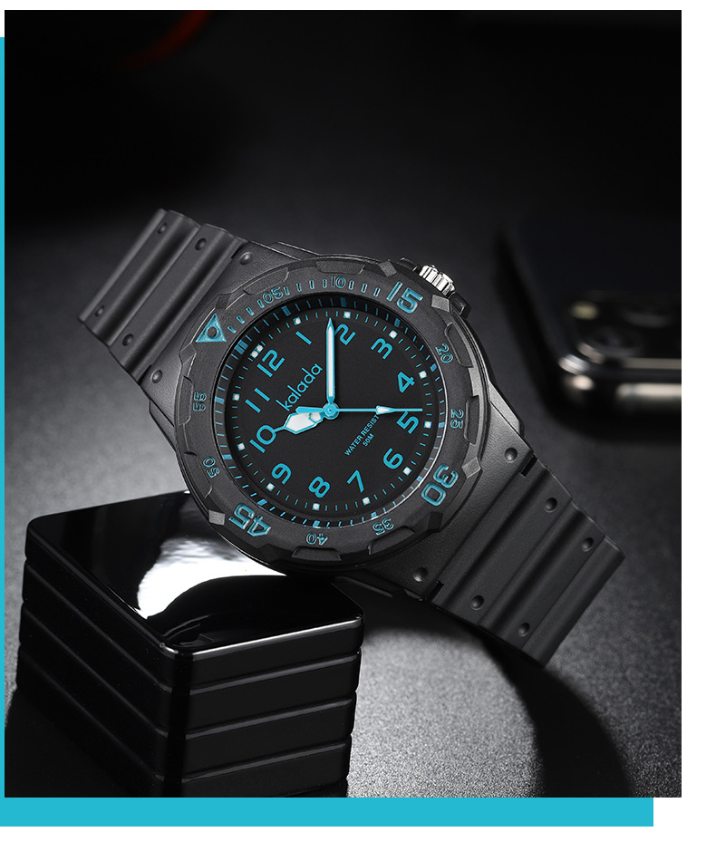 Barnklocka Självlysande klocka Modetrend utomhus fritid enkel enkel personlighet liten fräsch liten nybörjare studenter ins vindklocka_voghion.com