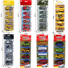 Manufacturer 399 small spicy car alloy car imitating real children's toy pull-back car model jeep school bus car