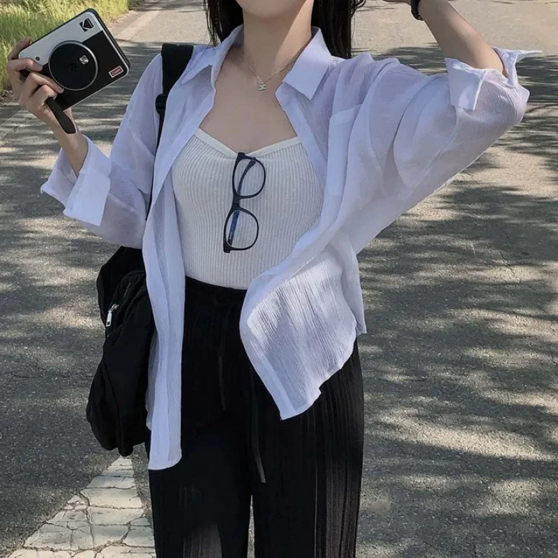 YS8 спот 2025 Xia Xin женская текстурированная рубашка-жакет с защитой от солнца, тонкий длинный кардиган для верхней одежды