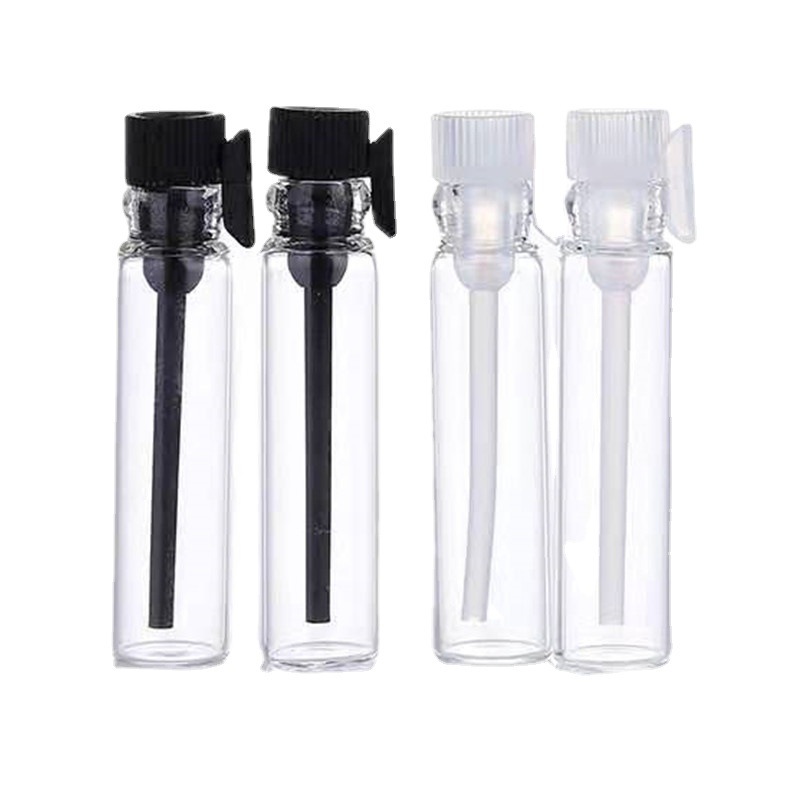 B004-0.51ml2ml3ml 香水エッセンシャルオイルサンプルサブボトルサンプルガラスボトル試験管トライアルボトルストッパー|undefined