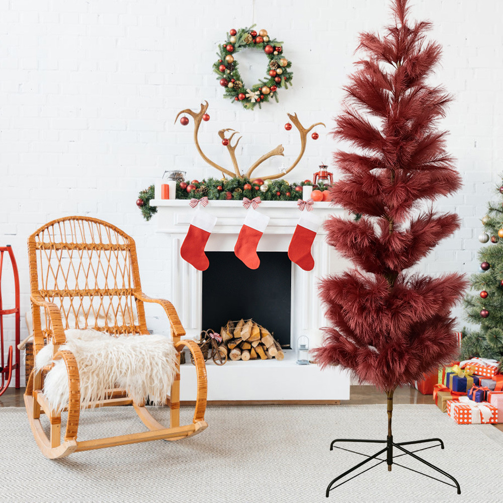 árbol de navidad de caña decoración de navidad decoración de vacaciones centro comercial belleza premium 2025 Amazon nuevo transfronterizo