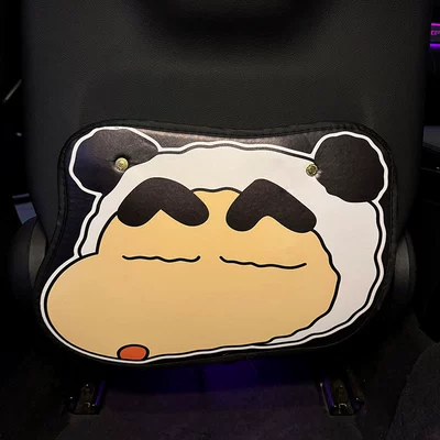 Xiaoxin Car Anti-Kick Pad Universal Rear Seat Back Anti-Dirty Protective Pad Car Rear Seat Protective Pad Anti-Wear Pad (Chair back anti-kick pad) - panda-xiaoxin-short-anti-kick-pad-1-piece