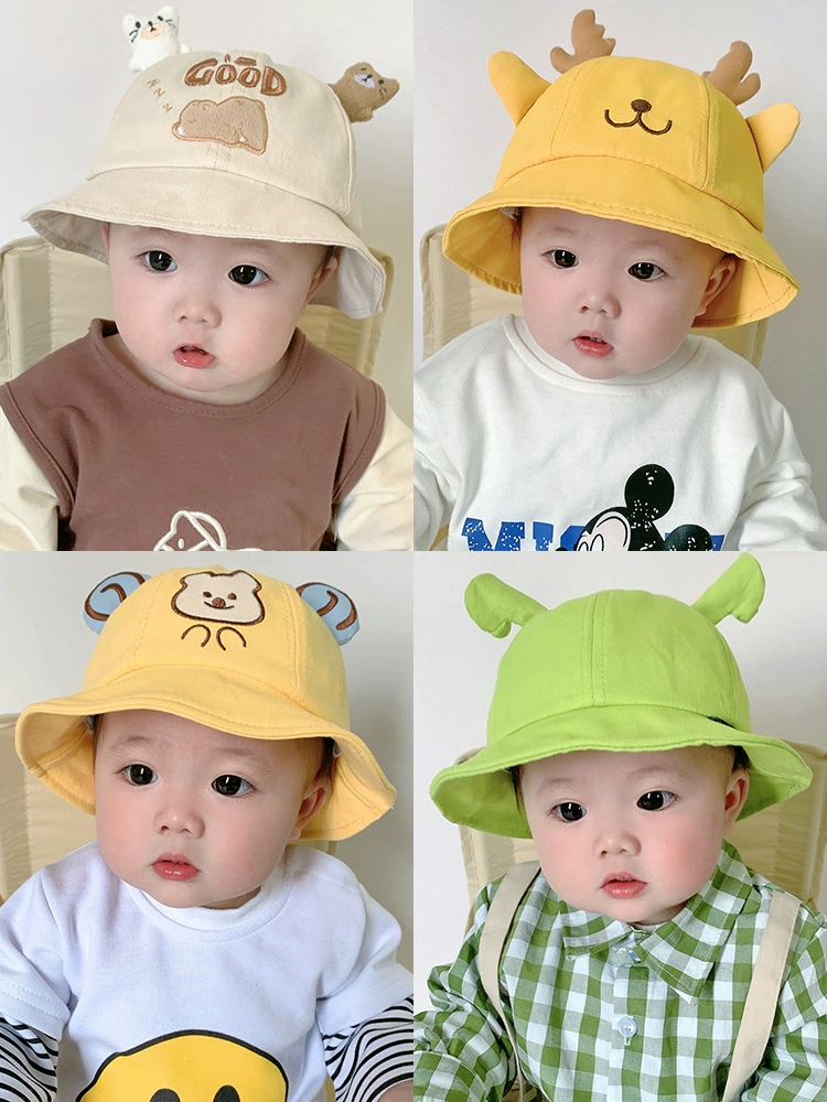 Детская Солнцезащитная шапка Весенне-осенняя тонкая летняя детская Солнцезащитная шапка для мальчика, милая шапка для бассейна, шапка рыбака для девочки