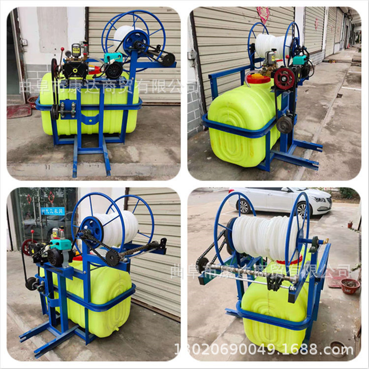 拖拉机轴连接打药机遥控拉管打药机拖拉机后悬挂打药机皮带打药机