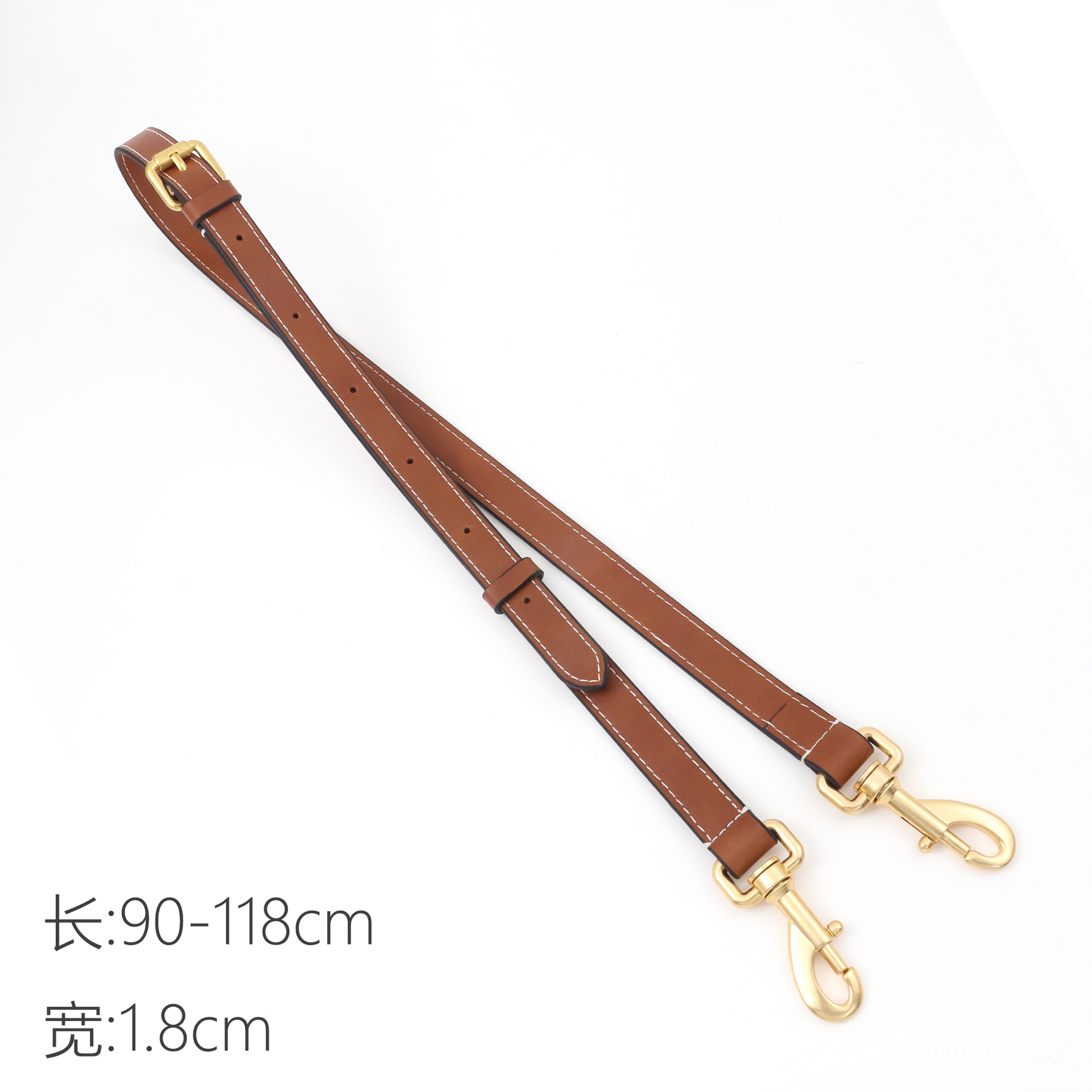 Brown red shoulder strap 90-118cm