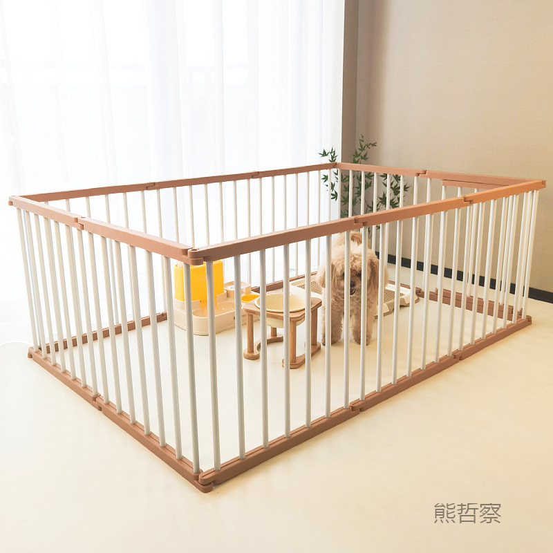 Pet Fence Indoor Punch-Free Small and Medium-Sized Dog Cage Heightening Free Combination Balcony Anti-Jailbreak Pet Fence Indoor Punch-Free Small and Medium-Sized Dog Cage Heightening Free Combination Balcony Anti-Jailbreak