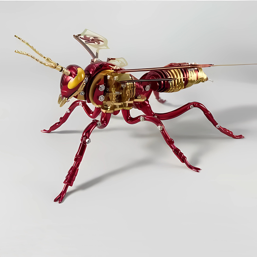 Insectos mecánicos abejas de alta dificultad modelo de ensamblaje de metal creativo DIY adornos regalo juguetes de puzzle