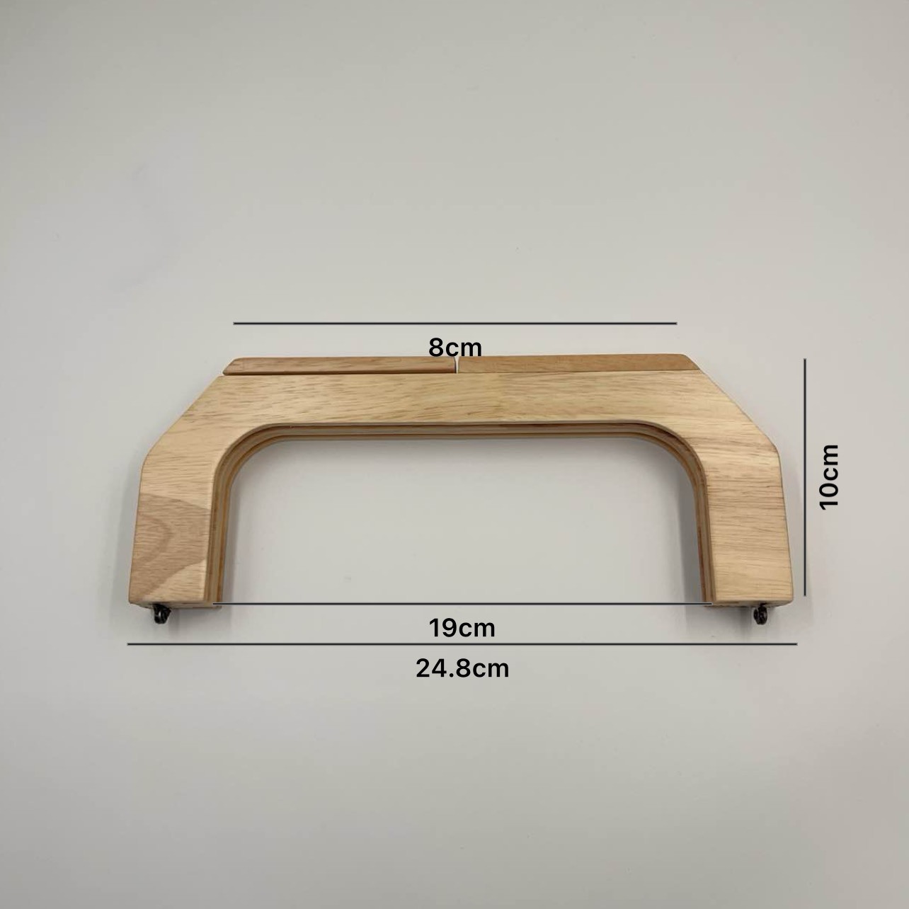 Cross-border DIY handmade bags, fashionable handbags, hardware accessories, wooden clasps, wrist straps, in-stock wholesale