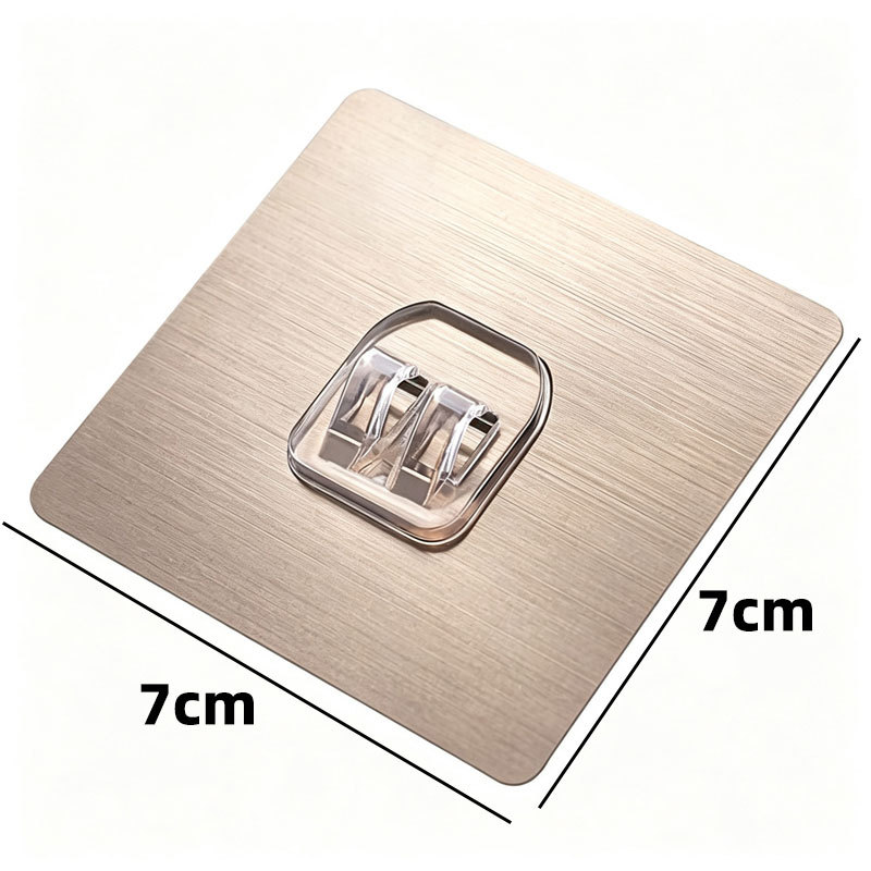 Gancho transparente gancho pegajoso gancho sin costuras detrás de la puerta Cuarto de baño Cocina adhesivo fuerte gancho sin clavos fábrica al por mayor