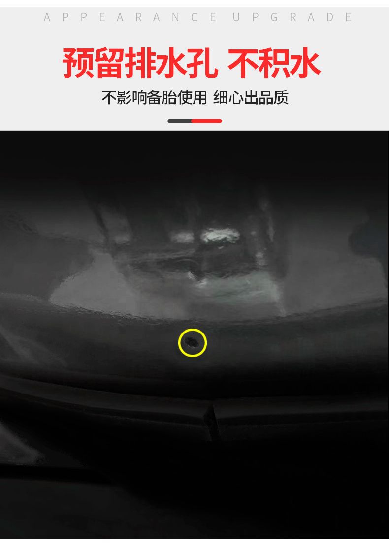 For Tank 300 Spare Tire Cover Off-road City Modified Rear Tailgate Fake Tire Shell Protective Cover Appearance Accessories