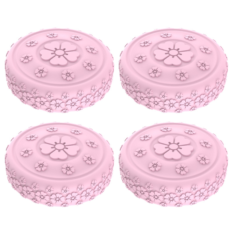 Caster shoesスーツケースホイールシリコン保護カバー耐摩耗性全包スーツケースホイールシリコン保護カバー