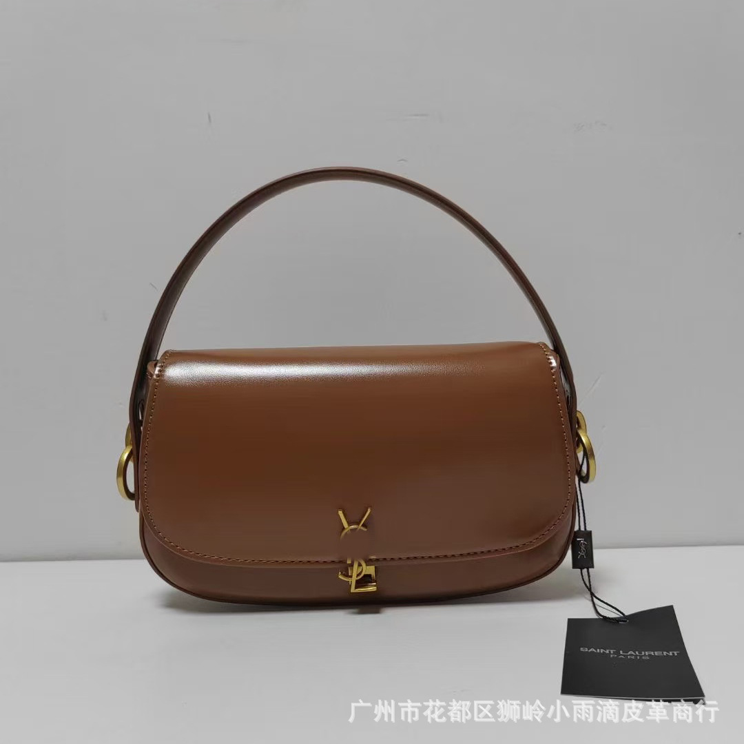 Voltoire Half-Moon Saddle Bag - Minimalist Cowhide Leather Shoulder Bag For Women - Thumbnail 7