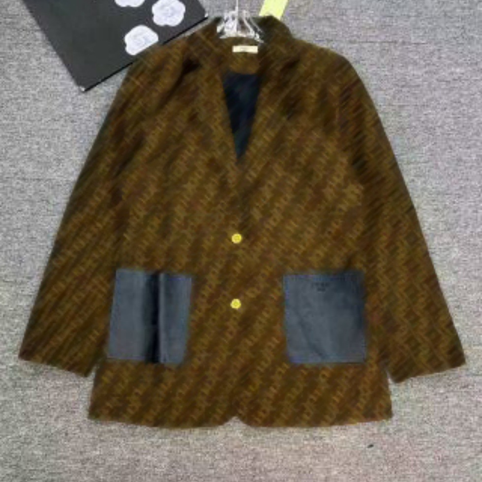 Qadın jakard blazer, rəng bloklu, payız üçün
