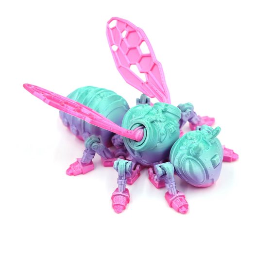 Cross-border 3D Printing Cyber Bee Simulation Toy Stall with Active Joint Children's Gift Hand Creative Ornaments
