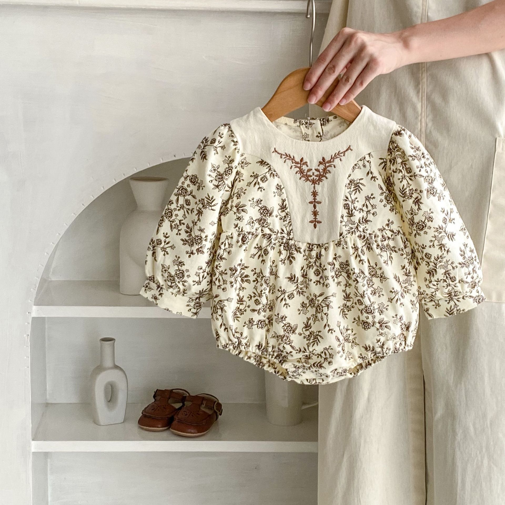 Clothing for infants young children aged 0-2 years old, long sleeved hoodie, 2024 spring and autumn printed patchwork_voghion.com