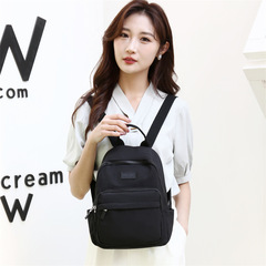 夏季新款休閒日常出行背包女高級感時尚設計防水大容量外貿女雙背