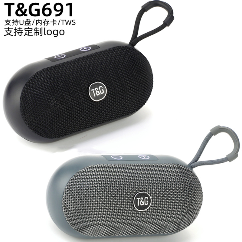 2025 nuevo TG691 altavoz Bluetooth portátil al aire libre USB inalámbrico pequeño sonido Bluetooth alto valor al por mayor