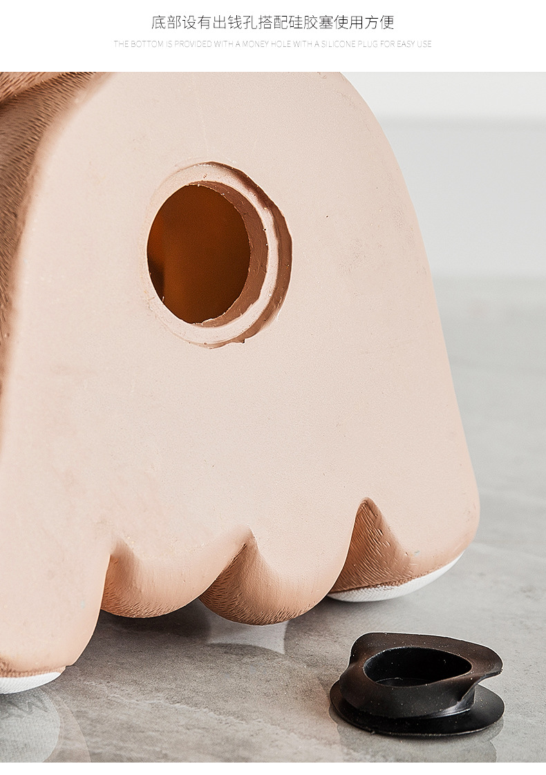 Nordic ins león alcancía grande creativo lindo moneda niños alcancía decoración salón decoración