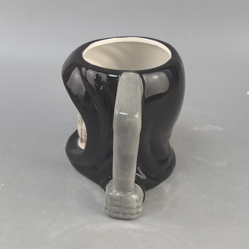 Selección estricta de Halloween Horror Esqueleto Taza de cerámica Taza de café Taza de agua americana Taza de Halloween Taza de personalidad Taza