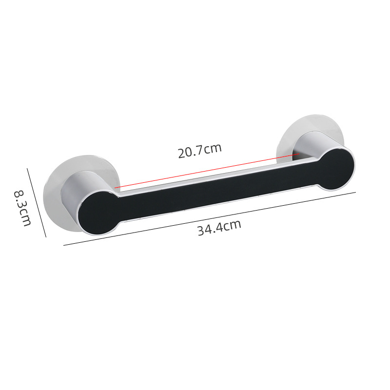 Estante para zapatillas, estante de almacenamiento para lavabo de baño, estante de pared para baño, toallero, tipo ventosa sin taladro.