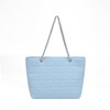 Demi-season capacious shoulder bag for leisure, fashionable one-shoulder bag