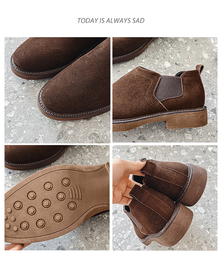 New men's shoes breathable casual leather shoes men set foot a slip-on low-top men's shoes_voghion.com