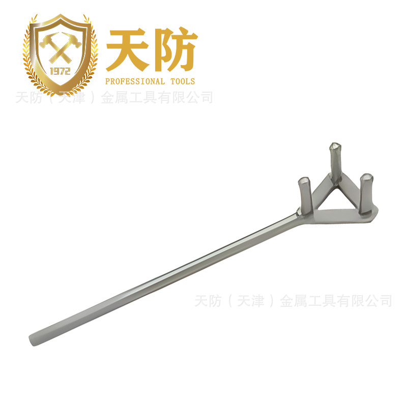 天防不锈钢工具 不锈钢三爪阀门扳手 高质量高保障