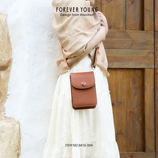 Cross-border foreign trade new mobile phone bag pu niche high-end coin purse light large capacity slung bag women's wholesale