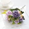 Cross -border simulation peony bouquet decorative ornament living room home dining table flower art decoration plastic dried flower dining tables