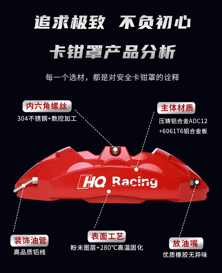Xiaomi Su7/Yu7 Brake Caliper Cover, Special Car-Specific Abalone Cover Pro/Max Caliper Spray Paint Color Change Modification Parts