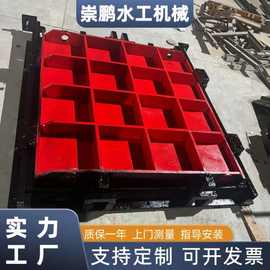 铸铁镶铜闸门厂家河道农田灌溉平板电动圆形电站水利不锈钢闸门