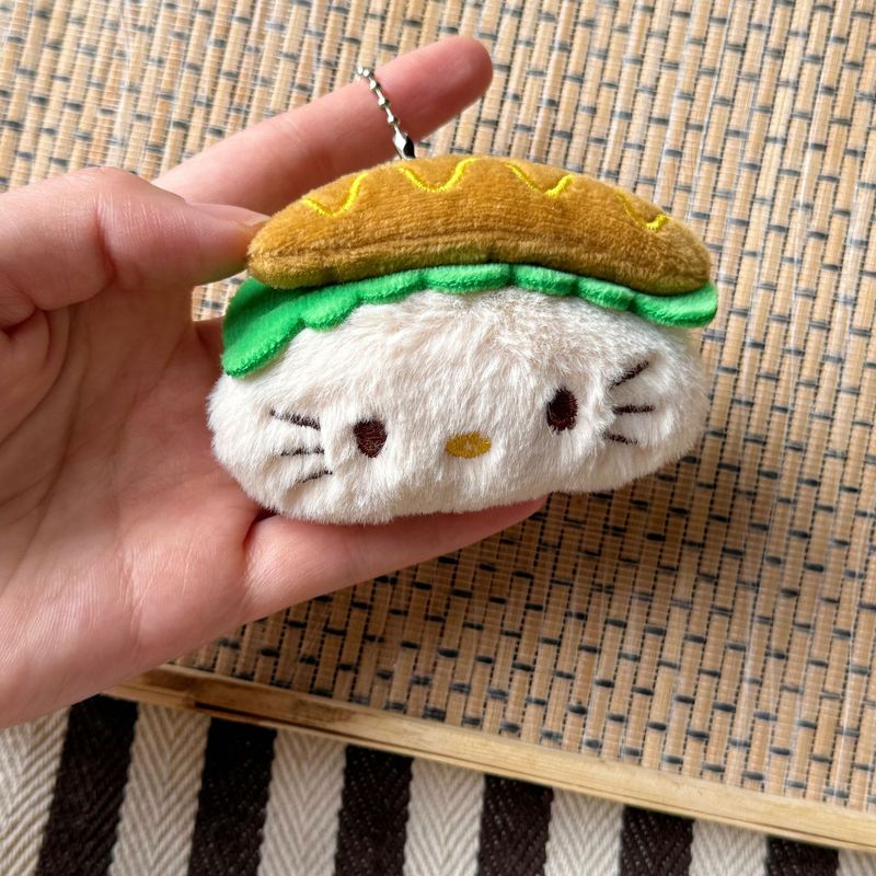 キュッキュ爆発 kt バーガーペンダント KT ケーキ パチャアイスキャンディー サンリオ カピバッグ ペンダント キーホルダー|undefined