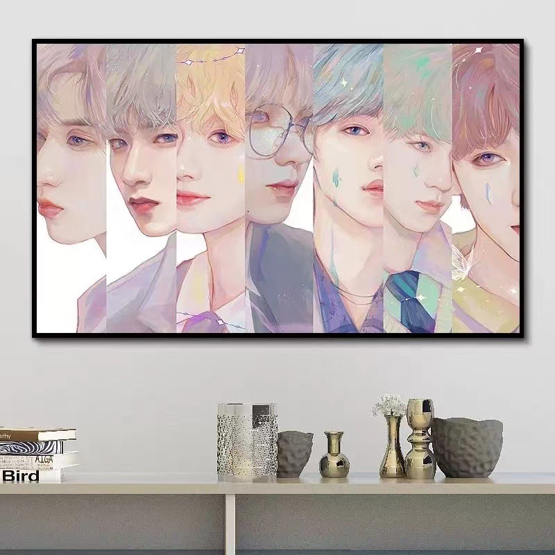 TNT era Liga Juvenil pintura al óleo digital DIY aidou dormitorio avanzada hecha a mano relleno de color pintura al óleo al por mayor