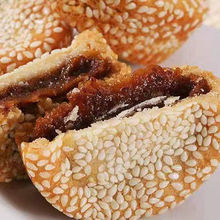 老北京枣泥馅饼红枣软饼芝麻糕麻饼点心早餐五仁月饼老式糕点零食