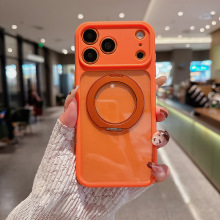 磁吸支架手机壳IP17强力磁环支持无线充电360可旋转桌面车载两用