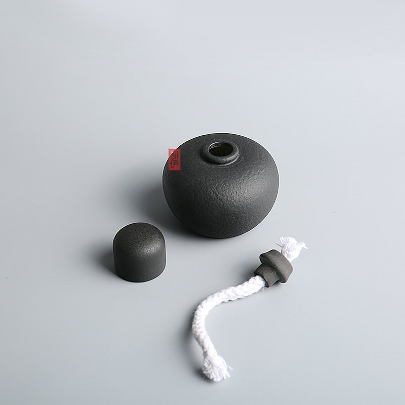 Japanese Volcanic Stone Alcohol Lamp Ceramic Alcohol Stove Heating Base Wick Tea Brewer Kung Fu Tea Set Tea Ceremony