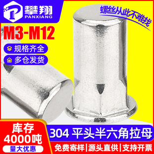 304���P�ƽ�^������ä�����T��ĸM3M4M5M6M8M10M12��ĸ