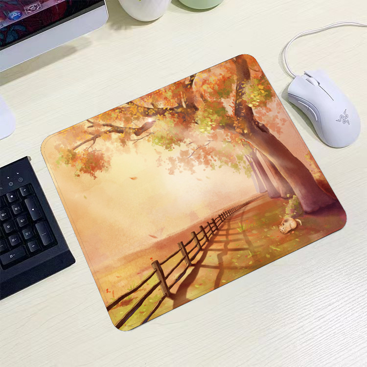 Cute Cartoon Models Lock Edge Small Mouse Pad Wholesale display picture 1