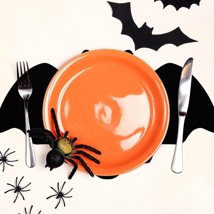 卸売りフェルト異形食マット鍋マットハロウィーンコウモリ食器マット食器棚色可変|undefined